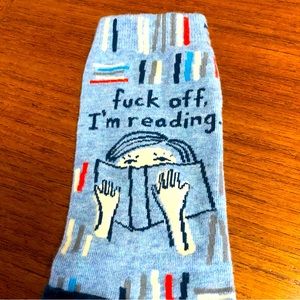 “F@$! Off, I’m Reading” Comical Socks from BlueQ - NWOT
